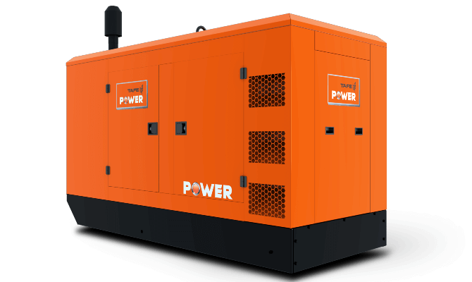 Orange Air Cooled generator